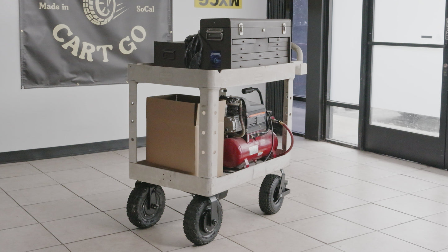 Motorized Cart Conversion Kit with Disc Brakes