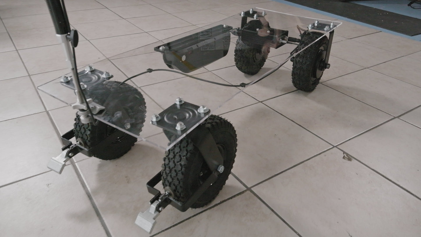 Motorized Cart Conversion Kit with Disc Brakes