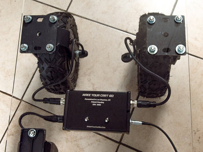 Motorized Cart Conversion Kit with Disc Brakes