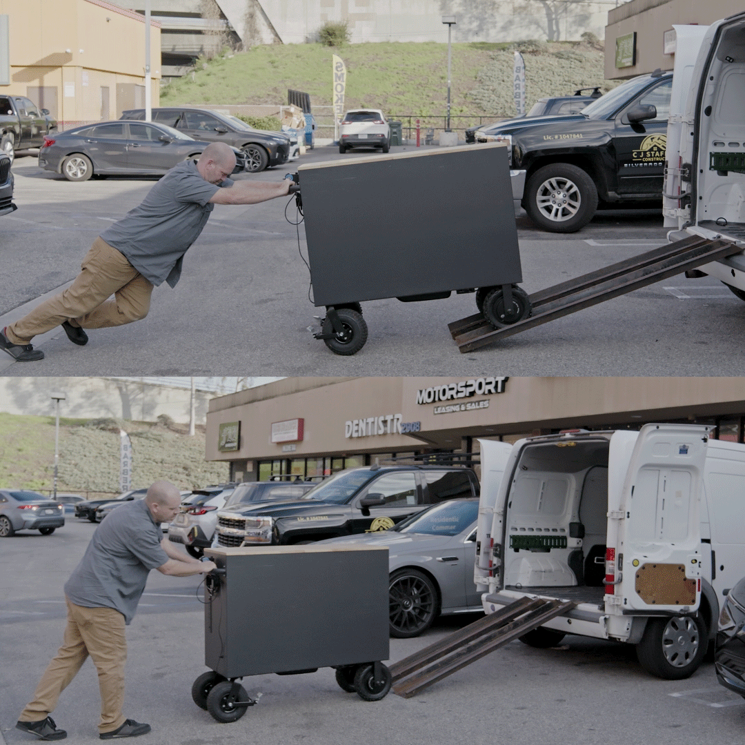 Motorized Cart Conversion Kit with Disc Brakes
